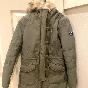 American Eagle Outfitters Army Green Jacket